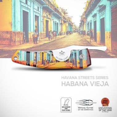 Couteaux coupe cigares Les fines lames - LE PETIT - Série HAVANA STREETS - Habana Vieja