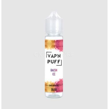 E-liquide Vap'n Puff Raisin Ice - 50/50 MPGV/GV (0mg) : 50ml