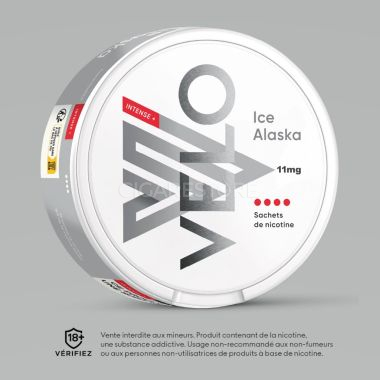 Sachets de nicotine - NicoPouches Velo - Ice Alaska Intense - Slim 11mg