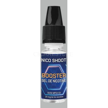 Booster sels de nicotine NicoShoot - 50/50 MPGV/GV (20mg/ml) : 10ml 