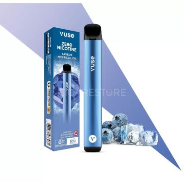 Cigarette électronique jetable Vuse Puff - Saveur Myrtille Ice 0, 6 et 10mg /ml