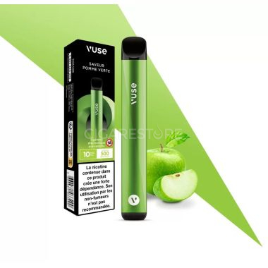 Cigarette électronique jetable Vuse Puff - Saveur Pomme Verte 10mg/ml