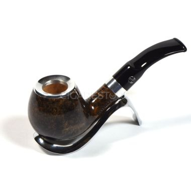 Pipe courbe Rattray's "Dark Reign" 123 - Gris
