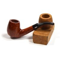 Pipe courbe Chacom "Little" n°1401 - Acajou