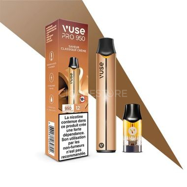 Cigarette électronique Vuse Pro 950 Kit - Classique crème