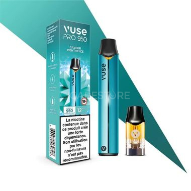 Cigarette électronique Vuse Pro 950 Kit - Menthe ice