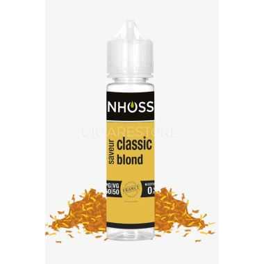 E-liquide Nhoss Classic blond - 50/50 MPGV/GV (0mg) : 50ml
