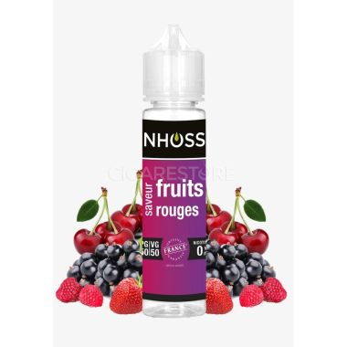E-liquide Nhoss Fruits rouges - 50/50 MPGV/GV (0mg) : 50ml