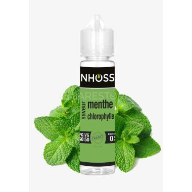 E-liquide Nhoss Menthe Chlorophylle - 50/50 MPGV/GV (0mg) : 50ml