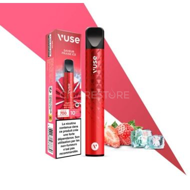 Cigarette électronique jetable Vuse 700 Puff - Saveur Fraise Ice 10mg/ml
