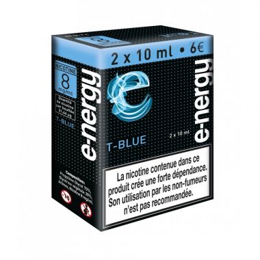 E-liquide e-nergy T blue 8 (pack 2 flacons)