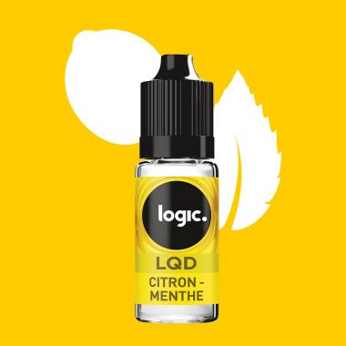 E-liquide Logic LQD Citron/Menthe (6, 12mg) : 10ml