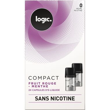 Pods Logic Compact fruit rouge menthe 0,6,12mg