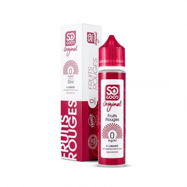 E-liquide SoGood Fruits Rouges - 50/50 PG/VG (0mg) : 50ml