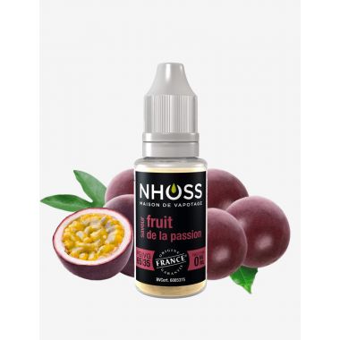 E-liquide Nhoss Fruit de la passion - 65/35 PG/VG (0, 3, 6, 11mg) : 10ml