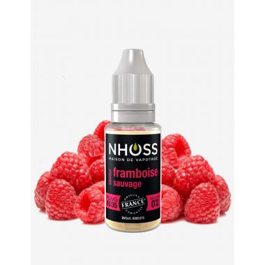 E-liquide Nhoss Framboise sauvage - 65/35 PG/VG (0, 3, 6, 11mg) : 10ml