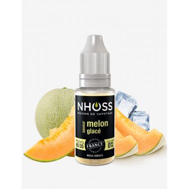 E-liquide Nhoss Melon glacé - 65/35 PG/VG (0, 3, 6, 11mg) : 10ml