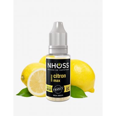 E-liquide Nhoss Citron max(0, 3, 6, 11mg) : 10ml