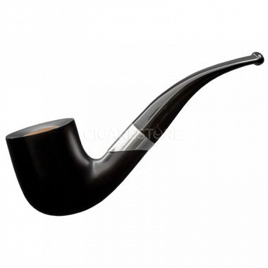 Pipe courbe Rattray's "Emblem" n°159 - Noir mat