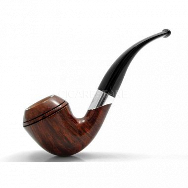Pipe courbe Rattray's "Emblem" n°155 - Brun brillant