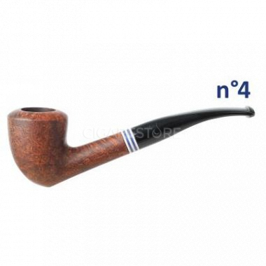 Pipe courbe "The French Pipe" n°4 - Brun mat