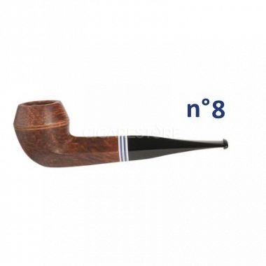 Pipe droite "The French Pipe" n°8 - Brun mat