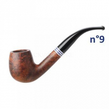 Pipe courbe "The French Pipe" n°9 - Brun mat
