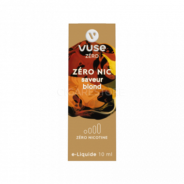 E-liquide Vuse Tabac Blond (0, 6, 12mg) : 10ml