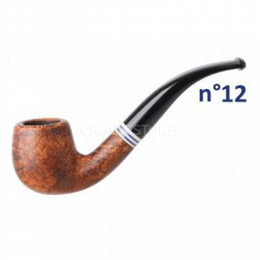 Pipe courbe "The French Pipe" n°12 - Brun mat