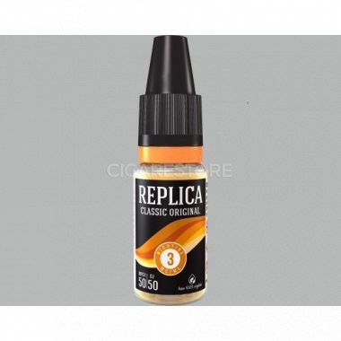 E-liquide Réplica Tabac Classic original - 50/50 MPGV/GV (3, 6, 11mg) : 10ml