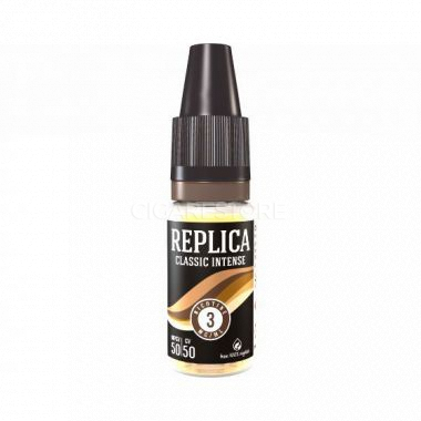 E-liquide Réplica Tabac Classic intense - 50/50 MPGV/GV (3, 6, 11mg) : 10ml