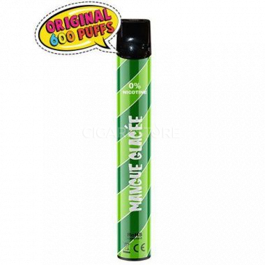Cigarette électronique jetable Liquideo Wpuffs - Saveur mangue glacé (3 tx de nicotine)