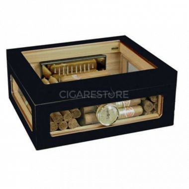 Cave à cigares Adorini Tréviso Deluxe - noir mat : 40 cigares