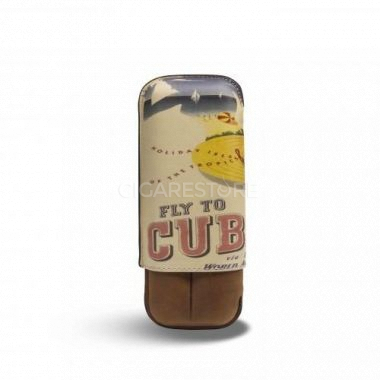 Étui à cigares Récife Fly To Cuba - Whiskey : 2 cigares