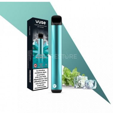 Cigarette électronique jetable Vuse 500 Puff - Saveur Menthe Ice 0, 10 et 20mg/ml